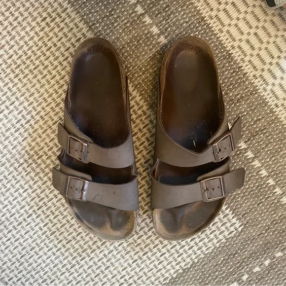 Birkenstock Men’s Arizona Sandals - dark brown - size 45 - Picture 6 of 11